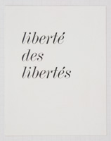 Liberté des libertés 