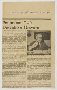 Panorama 74 é Desenho e gravura