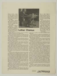 LOTHAR CHAROUX