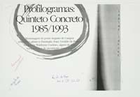 Profilogramas: Quinteto Concreto 1985/1993