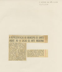 A representação do Município de Santo André no III Salão de Arte Moderna