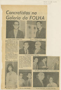 Concretistas na Galeria da Folha