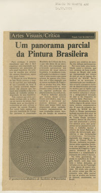 Um panorama parcial da pintura brasileira