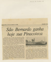 São Bernardo ganha hoje sua Pinacoteca