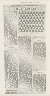 Concretismo e Neoconcretismo no Brasil - 1950-1962