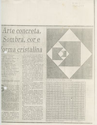 Arte Concreta. Sombra, cor e forma cristalina