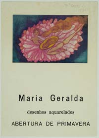 Maria Geralda desenhos aquarelados