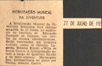 MOBILIZAÇÃO MUSICAL DA JUVENTUDA