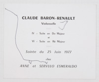 Claude Baron-Renault Violoncelle