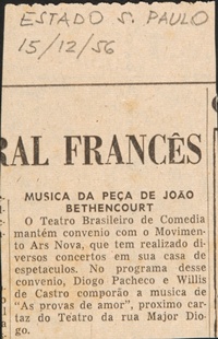 MUSICA DA PEÇA DE JOÃO BETHENCOURT