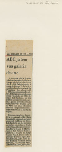 ABC já tem sua galeria de Arte