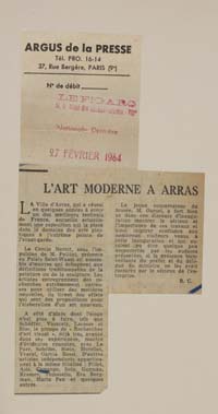 L´art moderne a arras