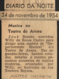 Musica no Teatro Arena