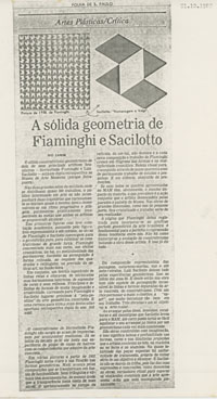 A sólida geometria de Fiaminghi e Sacilotto