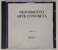 Depoimento Arte Concreta Volume 1