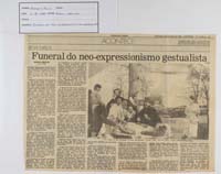 Funeral do neo-expressionismo gestualista