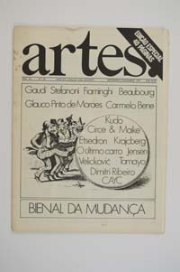 Revista Artes, Ano XII, N. 50 Edição especial 40 páginas/ Bienal da mudança. 