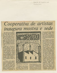 Cooperativa de artistas inaugura mostra e sede