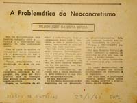 A problemática do Neoconcretismo