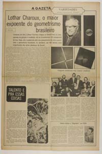 Lothar Charoux, o maior expoente do geometrismo brasileiro