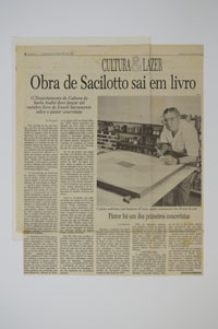 Obra de Sacilotto sai em livro