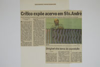 Crítico expõe acervo em Sto. André