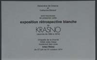 Exposition rétrospective blanche de Krasno