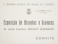 Exposição de desenhos e gravuras